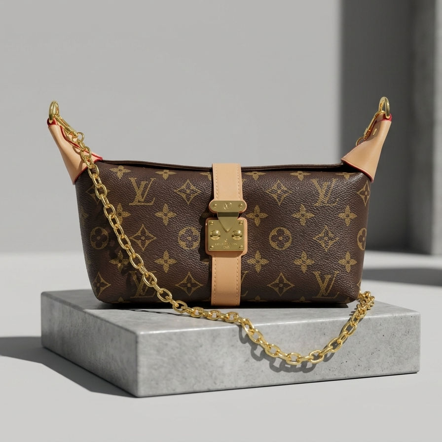 (LV) The Riviera Chain Shoulder Bag