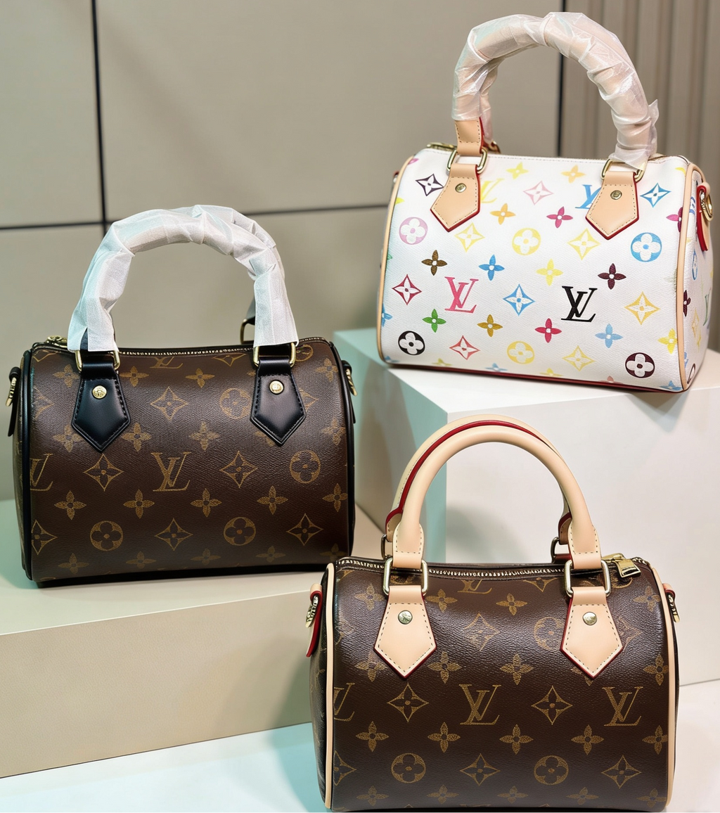 (LV) Speedy Nano Hand Bag with strands